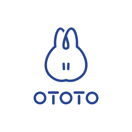 The Ototo logo — a blue line-drawn rabbit above the word Ototo, maker of design kitchenware.